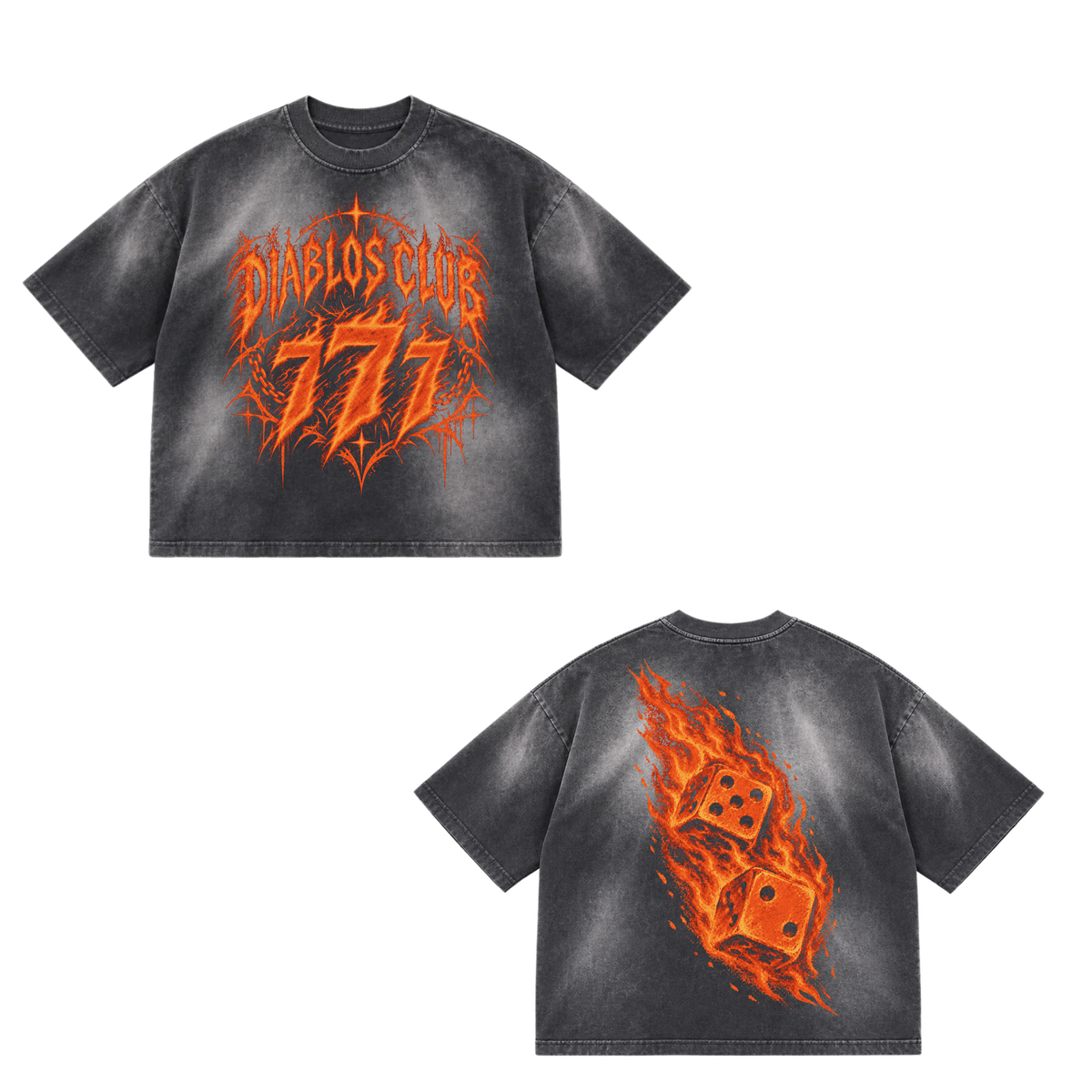 Diablos Club 777 T-Shirt Oversize